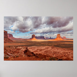 Monument Tal Landschaft, AZ Poster