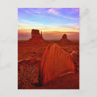 Monument Tal utah Postkarte