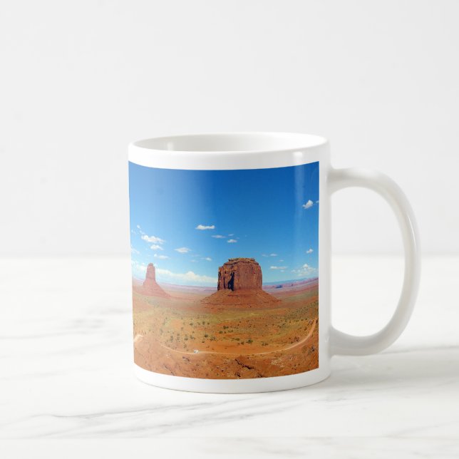 Monument-Tal zwischen Arizona und Utah Kaffeetasse (Rechts)