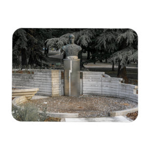 Monument to Tazio Nuvolari Flexibles Foto Magnet