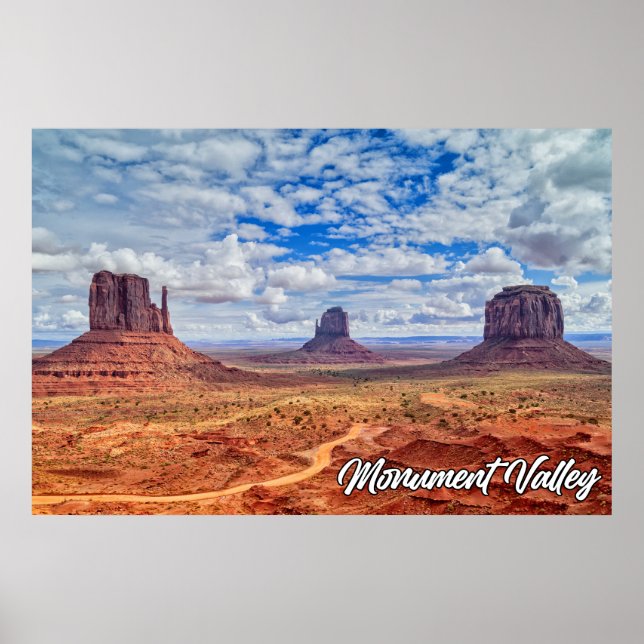 Monument Valley, Arizona, Vereinigte Staaten Poster (Vorne)