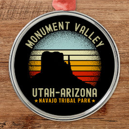 Monument Valley Classic Utah View Ornament Aus Metall