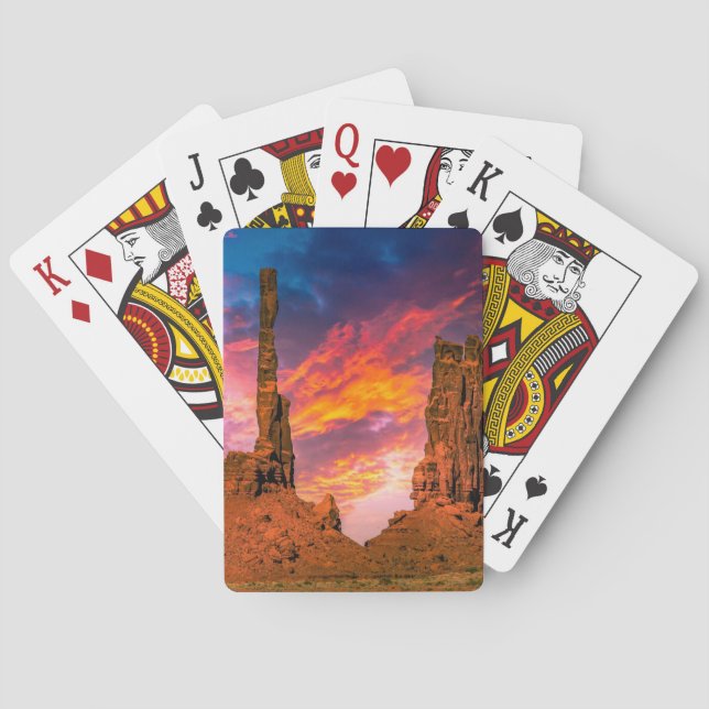 Monument Valley Foto Spielkarten (Rückseite)