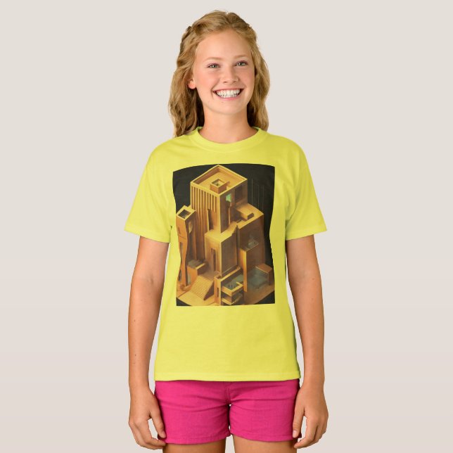 Monument Valley Inspiriert T - Shirt (Vorne ganz)