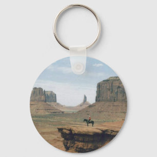 Monument Valley mit Cowboy Schlüsselanhänger