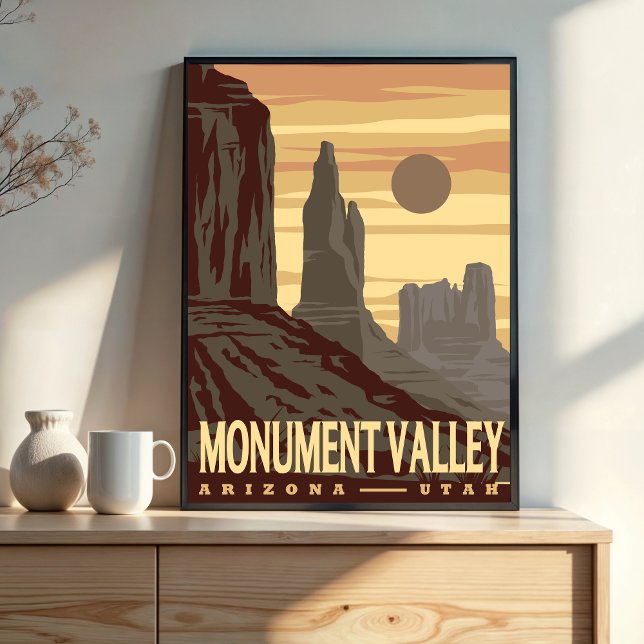 Monument Valley National Park Desert Landscape Poster (Von Creator hochgeladen)
