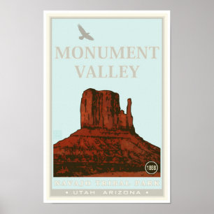 Monument Valley Navajo Tribal Park Poster