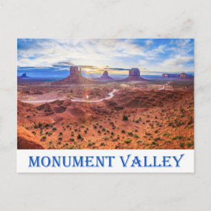 Monument Valley Navajo Tribal Park Utah USA Postkarte
