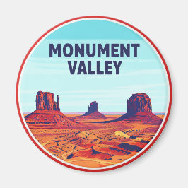 Monument Valley Reise Navajo Nation Road Magnet