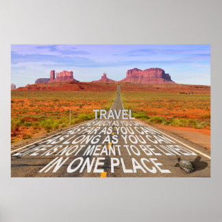 Monument Valley Travel Poster