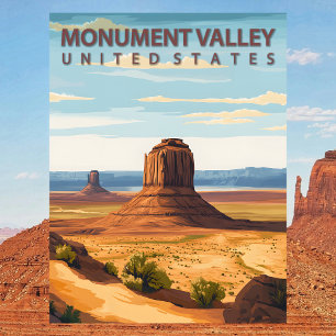 Monument Valley USA Reise Ikone Mitten Buttes Postkarte