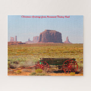 Monument Valley Utah.Weihnachtsgrüße Puzzle