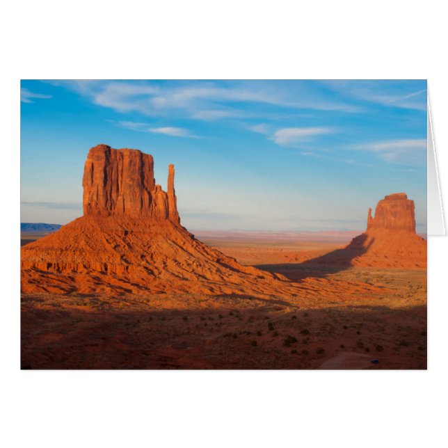 Monument Valley Utah Wüstenfäuste mit Panoramablic (Vorderseite (Horizontal))