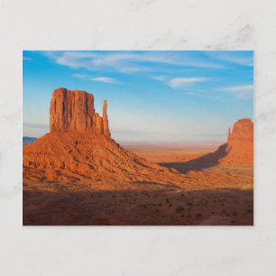 Monument Valley Utah Wüstenhandschuhe in Panorama Postkarte