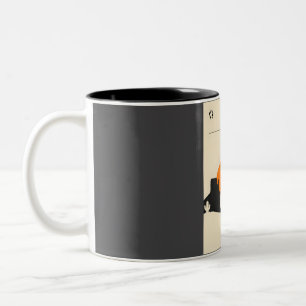 Monument Valley Vintage Minimal Buchcover Reise Zweifarbige Tasse