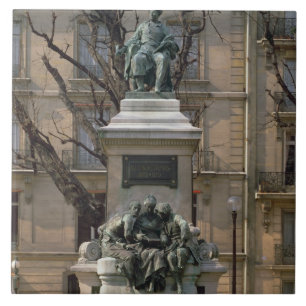 Monument zu Alexander Dumas pere (1802-70) Fliese