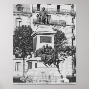Monument zu Alexandre Dumas Pere, 1883 Poster
