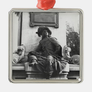 Monument zu Alexandre Dumas Pere, d'Artagnan Ornament Aus Metall