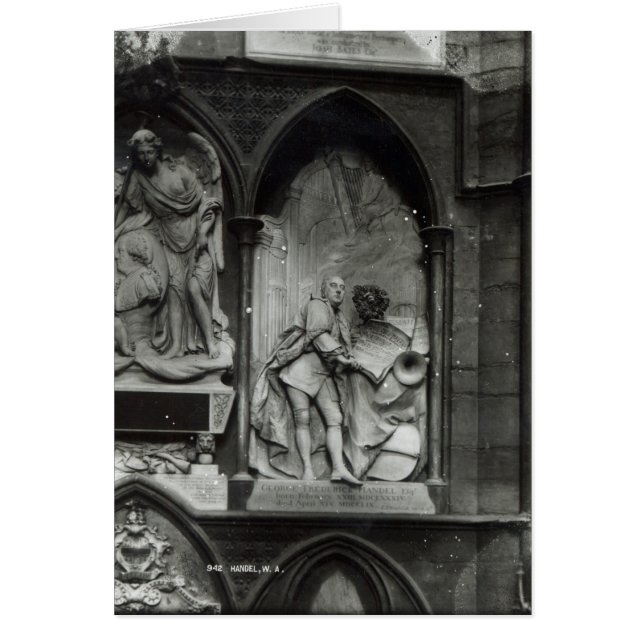 Monument zu Handel, 1762 (Vorne)