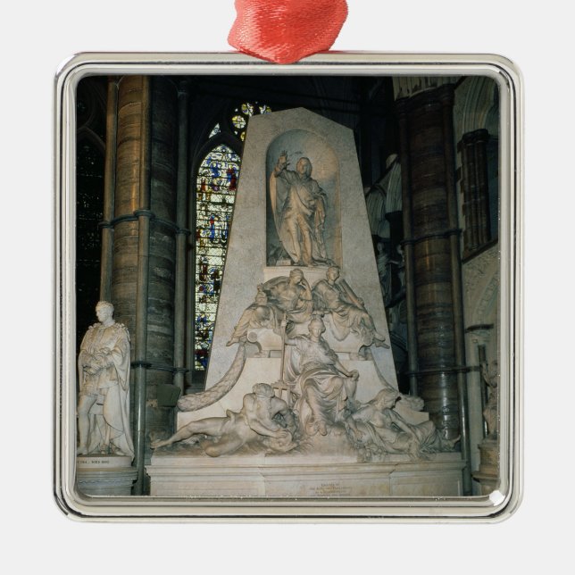 Monument zu William Pitt das Älteste Silbernes Ornament (Vorne)