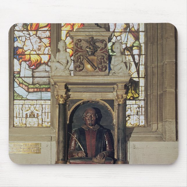 Monument zu William Shakespeare c.1616-23 Mousepad (Vorne)