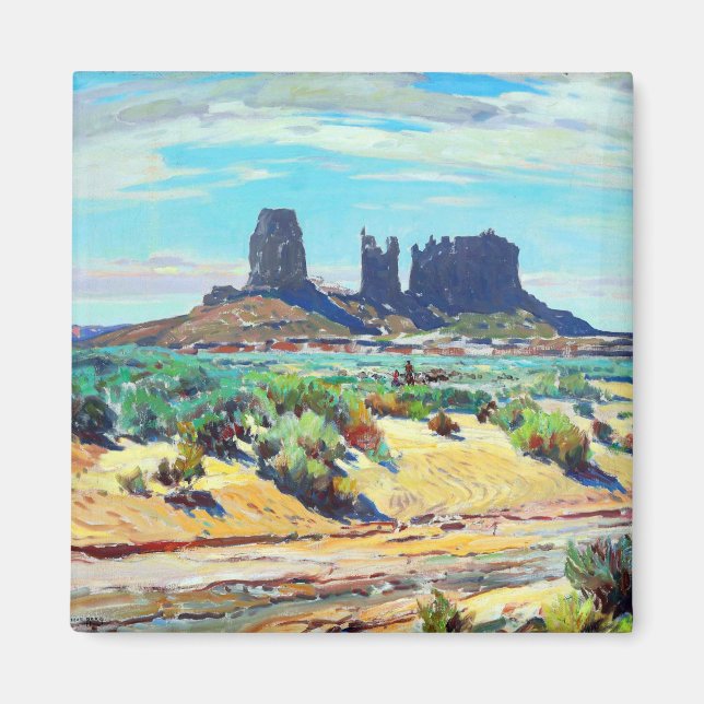 Monumental Alter Westen Vintag Magnet (Vorne)
