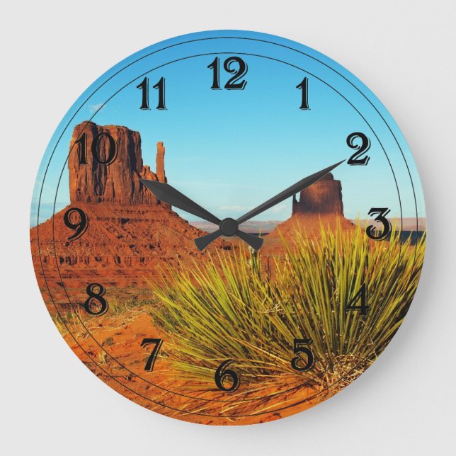 Monumental, Arizona Große Wanduhr (Vorderseite)