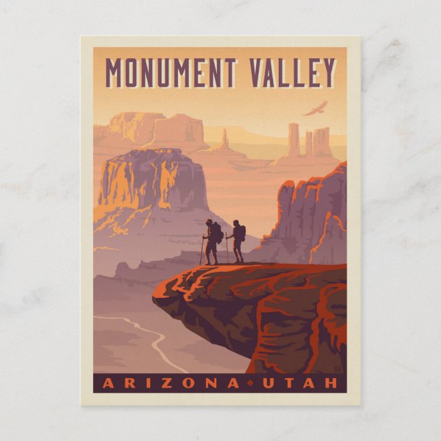Monumental | Arizona & Utah Postkarte (Vorderseite)