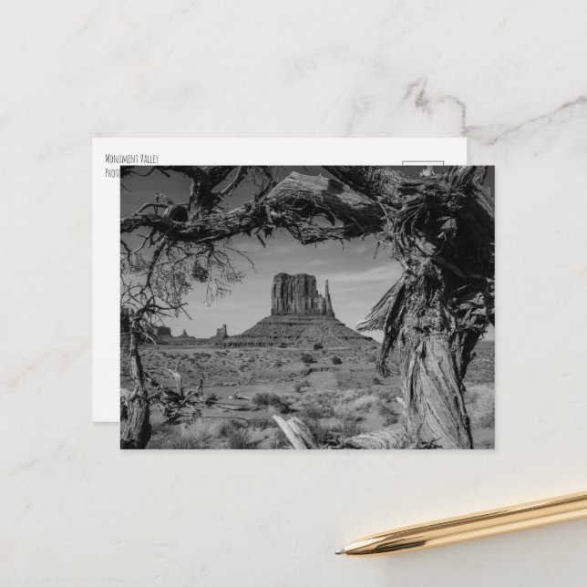 Monumental Postkarte (Vorderseite/Rückseite Beispiel)