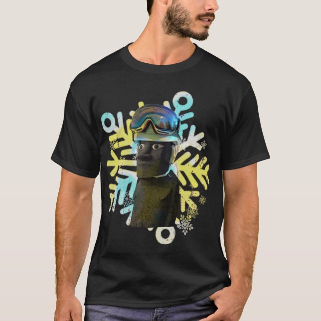 Monumental Skier T-Shirt (Vorderseite)