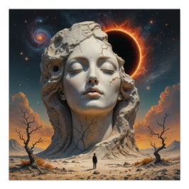 Monumentale Frau Poster