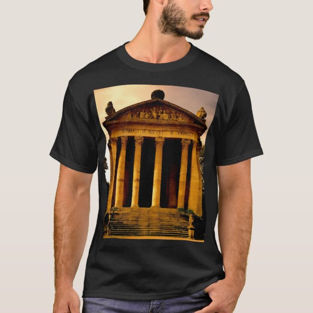 Monumentale Touch schwarz T-Shirt (Vorderseite)