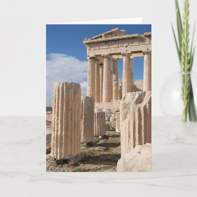 Monuments | Parthenon Acropolis Athens Greece Karte (Vorderseite)