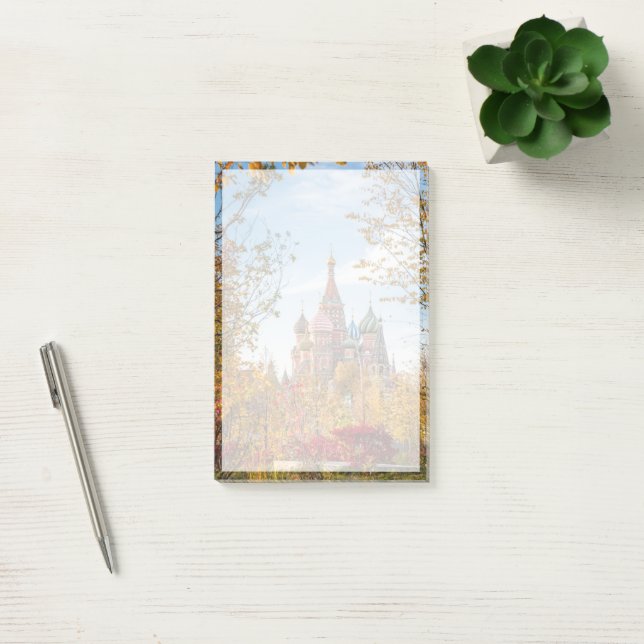 Monuments | St. Basil's Cathedral Moscow Post-it Klebezettel (Büro)