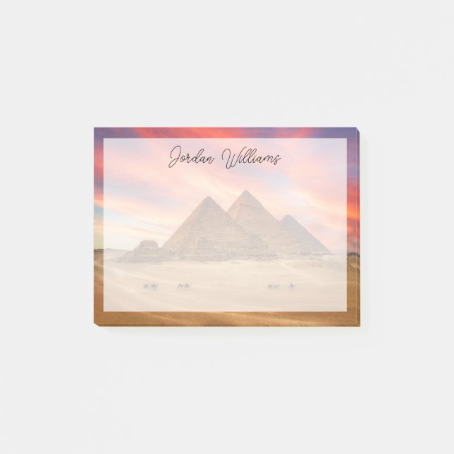 Monuments | The Great Pyramids Post-it Klebezettel (Vorderseite)