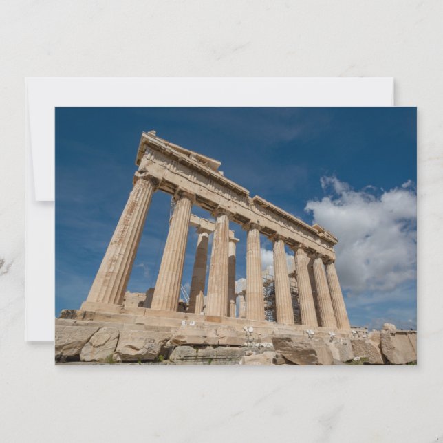 Monuments | The Parthenon, Greece Dankeskarte (Vorderseite)