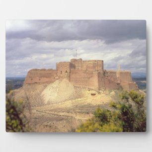 Monzon Castle, where King James spent his infancy, Fotoplatte