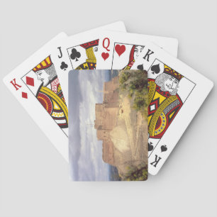 Monzon Castle, wo König James sein Kind verbrachte Spielkarten