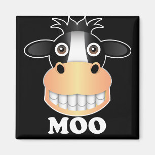 Moo - 2 Zoll Square Magnet 
