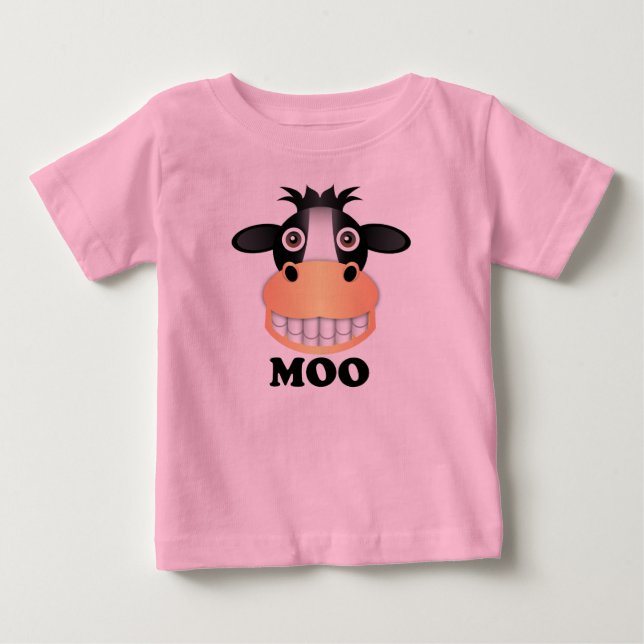 MOO - Baby-feines Jersey-T - Shirt  (Vorderseite)