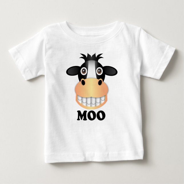 Moo - Baby Fine Jersey T - Shirt  (Vorderseite)