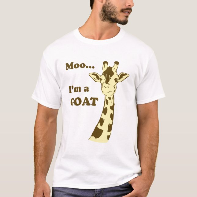 MOO… bin ich eine ZIEGE T-Shirt (Vorderseite)