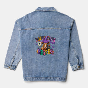 Moo Boo Halloween Cow Jeansjacke