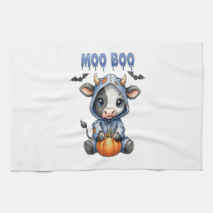 Moo Boo Halloween-Kuh Geschirrtuch