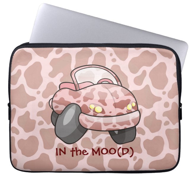 Moo Car Laptop Sleeve (Vorderseite)