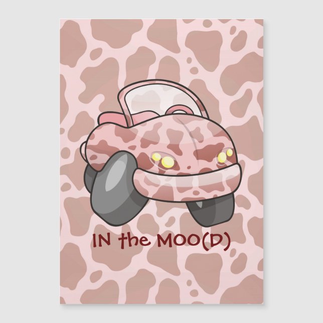 Moo Car Magnetkarte (Vorderseite)