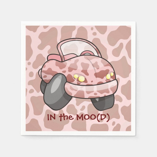 Moo Car Serviette (Vorderseite)