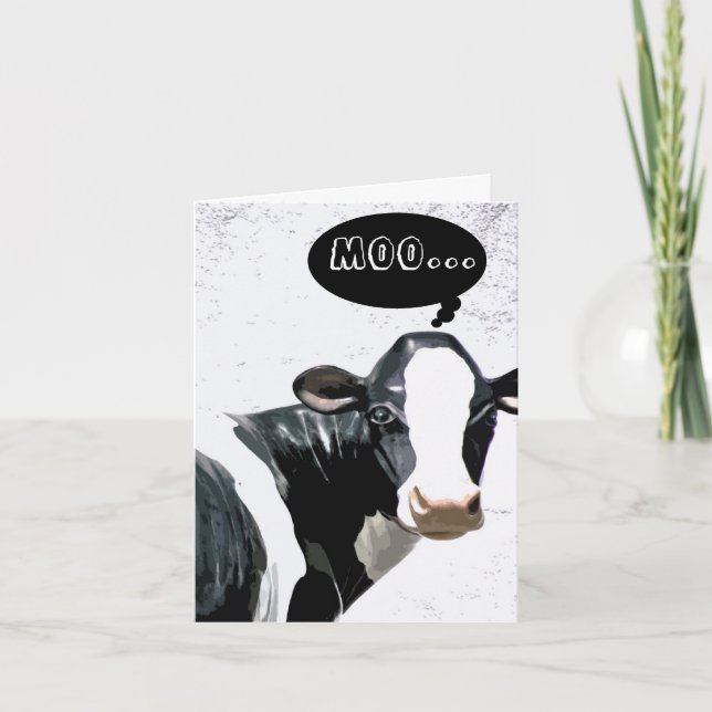 Moo-chas Gracias Dankeskarte (Vorderseite)