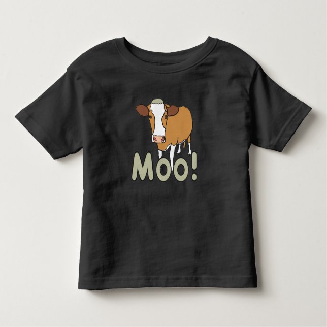 Moo Cow Kleinkind T-shirt (Vorderseite)