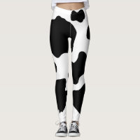 Moo Cow Spots Print Black & White